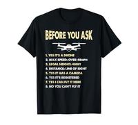 Funny Drone Pilot Common Questions T-Shirt