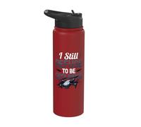 Funny Drone Pilot I Still Refuse to Be Grounded Quadcopter Stainless Steel Insulated Water Bottle