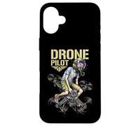 Funny Drone Pilot Quadcopter Flyer Aviation G light Case for iPhone 16 Plus