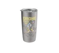 Funny Drone Pilot Quadcopter Flyer Aviation G light Stainless Steel Insulated Tumbler