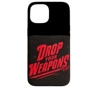 Funny Drop your Weapon Emblem Case for iPhone 15