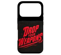Funny Drop your Weapon Emblem Case for iPhone 17 Pro