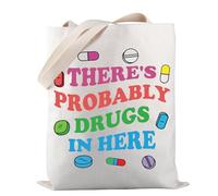 Funny Drug Accessory Bag There's Probably Drugs In Here Sarcastic Tote Bag Gift For Her (Probably Drugs tote)