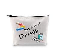 Funny Drugs Bag - Travel Drug Storage Pouch - Cosmetic Bag - Medicine Pill Organizer Case