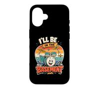 Funny Drummer I'll Be in The Basement Drumming for Boy Girl Case for iPhone 16