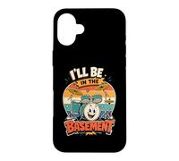 Funny Drummer I'll Be in The Basement Drumming for Boy Girl Case for iPhone 16 Plus