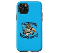 Funny Drunk Raccoon Master Karate Case for iPhone 11 Pro