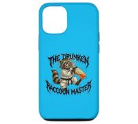 Funny Drunk Raccoon Master Karate Case for iPhone 12/12 Pro