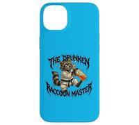 Funny Drunk Raccoon Master Karate Case for iPhone 14 Plus