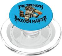 Funny Drunk Raccoon Master Karate PopSockets PopGrip for MagSafe