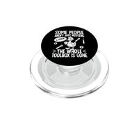 Funny Duck Aren't Missing A Screw The Whole Toolbox Is Gone PopSockets PopGrip for MagSafe