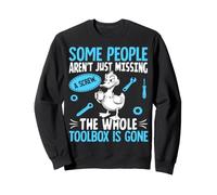 Funny Duck Aren't Missing A Screw The Whole Toolbox Is Gone Sweatshirt