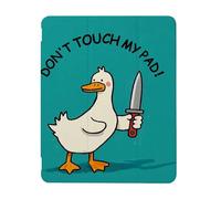 Funny Duck Case Compatible with iPad 9th 8th 7th Generation 10.9 Inch 2021/2019/2018,Funny Cover with Trifold Stand + Pencil Holder for Boys Girls,iPad 10.9in 2022