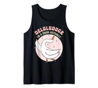 Funny Duck Deluluduck I'm a Swan Actually Tank Top