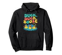 Funny Duck Duck Booze Cruise Party Men Women Adults Pullover Hoodie