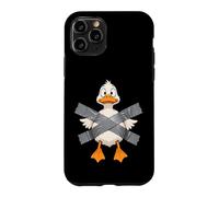 Funny Duck Duct Tape Cartoon Animal Pun Case for iPhone 11 Pro