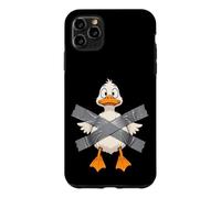 Funny Duck Duct Tape Cartoon Animal Pun Case for iPhone 11 Pro Max