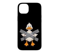 Funny Duck Duct Tape Cartoon Animal Pun Case for iPhone 14 Plus
