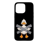 Funny Duck Duct Tape Cartoon Animal Pun Case for iPhone 15 Pro Max