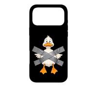Funny Duck Duct Tape Cartoon Animal Pun Case for iPhone 17 Pro Max