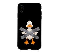 Funny Duck Duct Tape Cartoon Animal Pun Case for iPhone XS Max