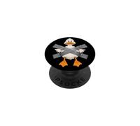 Funny Duck Duct Tape Cartoon Animal Pun PopSockets Adhesive PopGrip