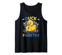 Funny Duck Fiabetes Diabetes Awareness Tank Top
