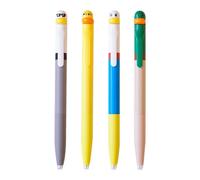 Funny Duck Gel Pen, Gel Pens Cartoon Duck Tetractable Pens 0.5mm Black in-k Writing Pen,Twist to Open Close Quick Dry Journaling for Writing Noting,for Girls Boys Office School Supplies