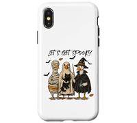 Funny Duck Halloween Costume Shirt Let's Get Spooky Cartoon Case for iPhone X/XS