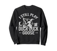 Funny Duck Hunting Crewneck for Men | Goose Hunter Dad Gifts Sweatshirt