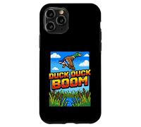 Funny Duck Hunting Pixel Art Retro Gamer 8-Bit Arcade Boom Case for iPhone 11 Pro