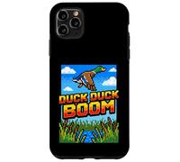 Funny Duck Hunting Pixel Art Retro Gamer 8-Bit Arcade Boom Case for iPhone 11 Pro Max