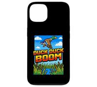 Funny Duck Hunting Pixel Art Retro Gamer 8-Bit Arcade Boom Case for iPhone 13