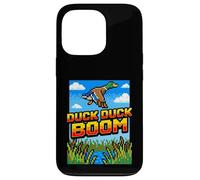 Funny Duck Hunting Pixel Art Retro Gamer 8-Bit Arcade Boom Case for iPhone 13 Pro