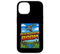 Funny Duck Hunting Pixel Art Retro Gamer 8-Bit Arcade Boom Case for iPhone 14