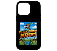 Funny Duck Hunting Pixel Art Retro Gamer 8-Bit Arcade Boom Case for iPhone 14 Pro Max