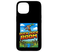 Funny Duck Hunting Pixel Art Retro Gamer 8-Bit Arcade Boom Case for iPhone 15