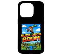 Funny Duck Hunting Pixel Art Retro Gamer 8-Bit Arcade Boom Case for iPhone 15 Pro