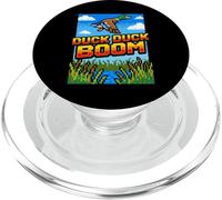 Funny Duck Hunting Pixel Art Retro Gamer 8-Bit Arcade Boom PopSockets PopGrip for MagSafe
