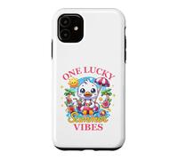 Funny Duck One Lucky Summer Vibes Retro Family Matching Case for iPhone 11