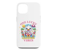 Funny Duck One Lucky Summer Vibes Retro Family Matching Case for iPhone 13