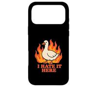 Funny Duck or Goose “I Hate It Here” Case for iPhone 17 Pro Max