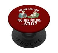 Funny Duck Psychologist Quote AND HOW LONG HAVE YOU BEEN PopSockets Adhesive PopGrip