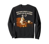 Funny Duck Reading Book 67 Six Seven Meme Sweatshirt