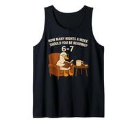 Funny Duck Reading Book 67 Six Seven Meme Tank Top