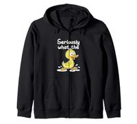 Funny Duck Saying Duckling Lover Seriously What The Duck Zip Hoodie