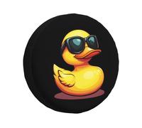 Funny Duck Spare Tire Cover Universal Wheel Protector Cute Duck Tire Covers for Truck Rv SUV Travel Trailer Camping 17 Inch