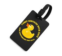 Funny Duck Travel Luggage Tag Suitcase Identifiers Tags Carryon Backpack