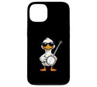 Funny Duck Wearing Sunglasses Playing Banjo Case for iPhone 13