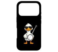 Funny Duck Wearing Sunglasses Playing Banjo Case for iPhone 17 Pro